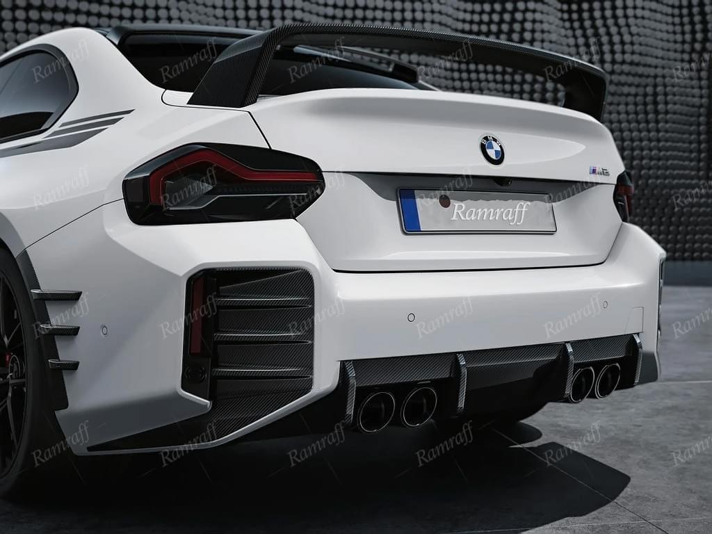 BMW M2 G87 Dry Carbon Fiber MP Rear Wing Spoiler/Заднее крыло  из сухого углеродного волокна MP Спой