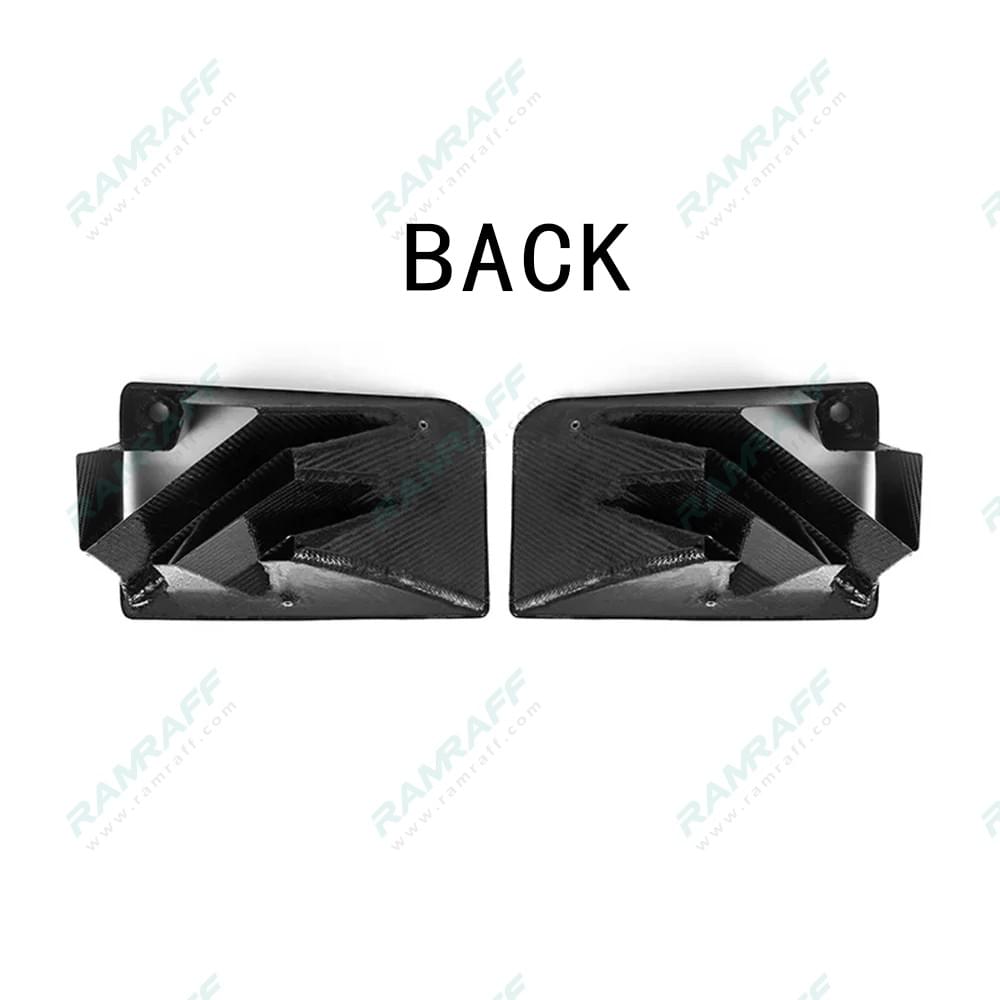 BMW M2 G87 Carbon Fiber Front Bumper Air Inlet/Entrada de aire del parachoques delantero de carbono 