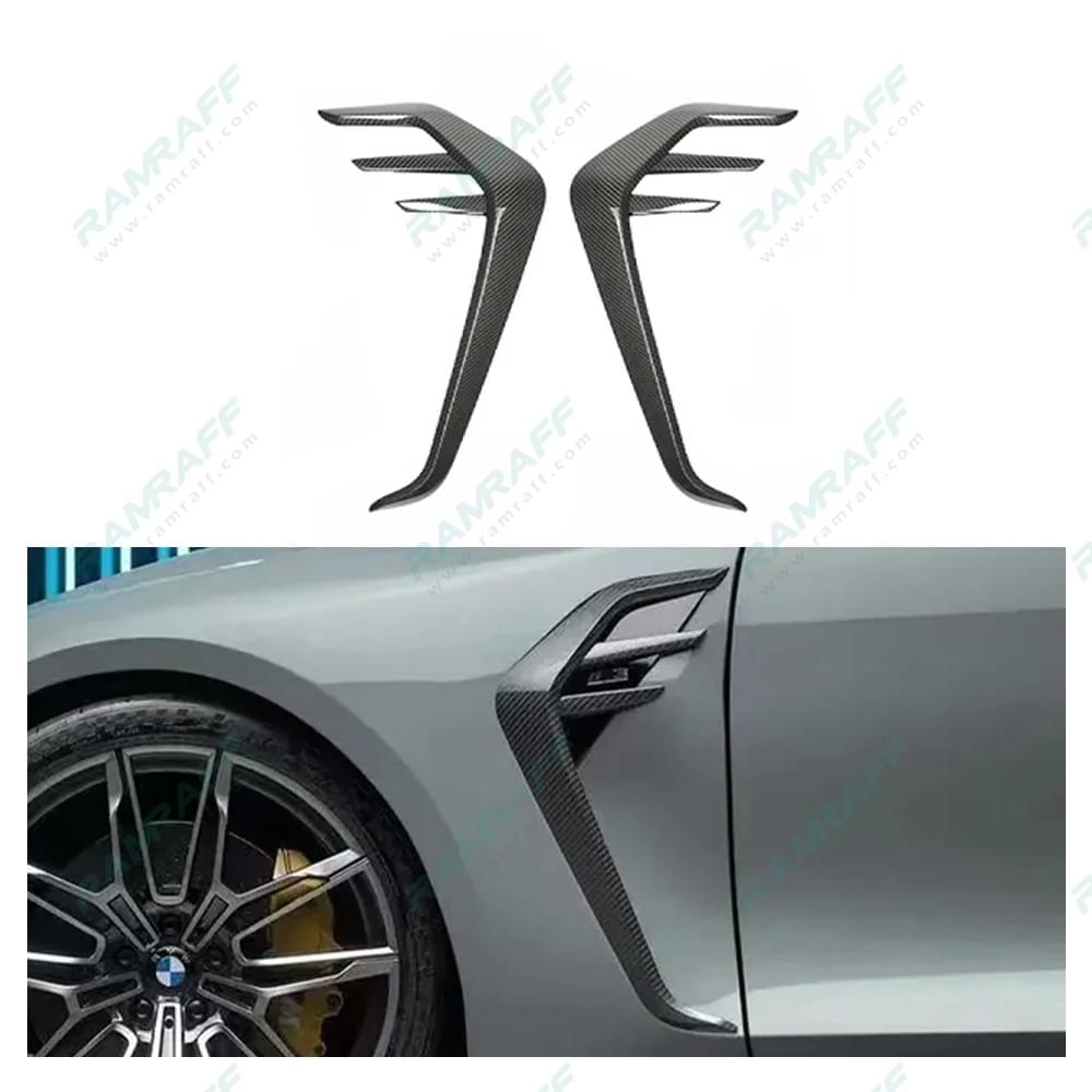 BMW M3/M4 G80/G82 Dry carbon fiber AC fender air knife/Воздушный нож для крыла из сухого углеродного