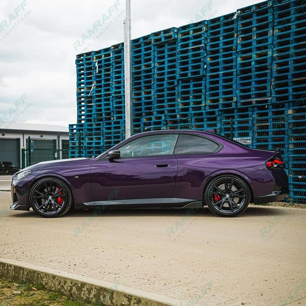 BMW M2 F87 Dry Carbon Fiber MP Side Skirt/Faldón lateral MP de fibra de carbono seco para BMW F87