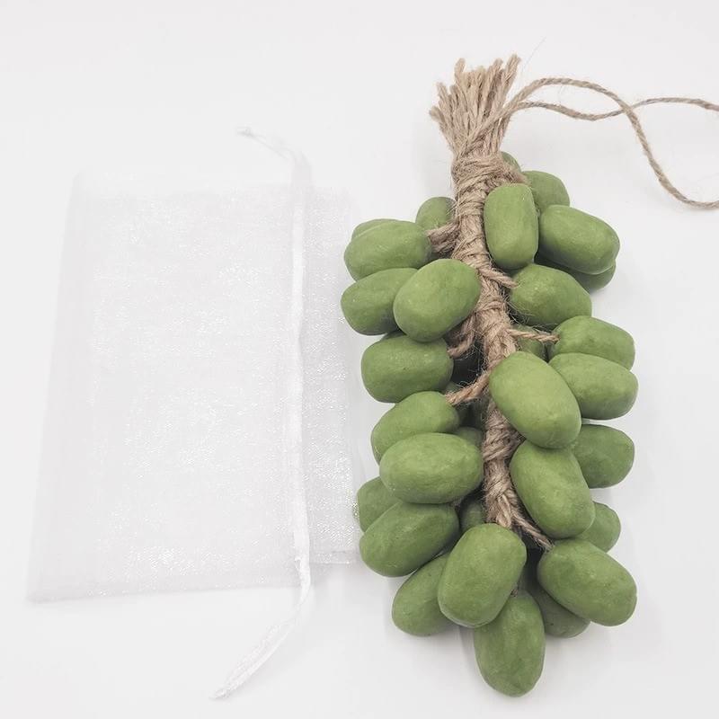 Grape Soap - Cold Process Soap for Facial and Body Wash, Handmade Milled Soap, Deep Cleansing