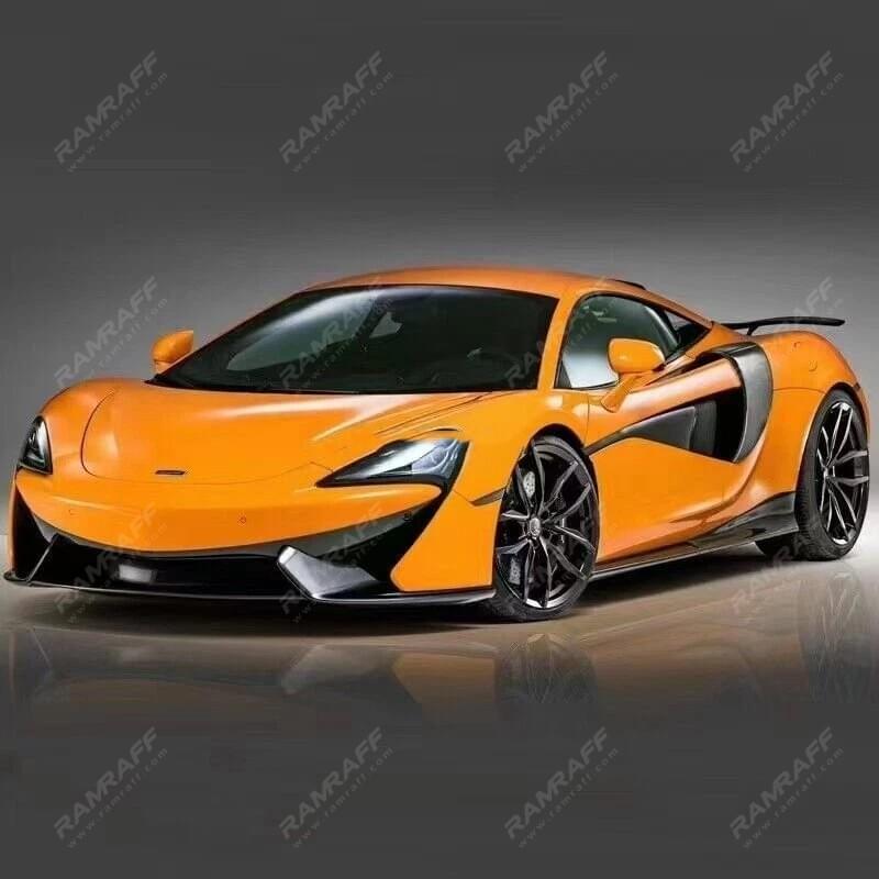 For McLaren GT Fender Splitter Real Dry Carbon Fiber Bodykit Car Accessories Trim Enhanced Performan