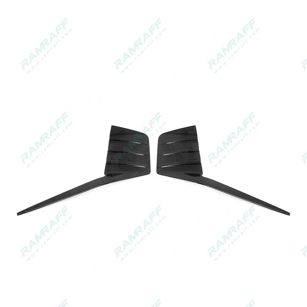 BMW M2 G87 Dry carbon fiber rear bumper trim/Отделка заднего бампера из сухого углеродного волокна