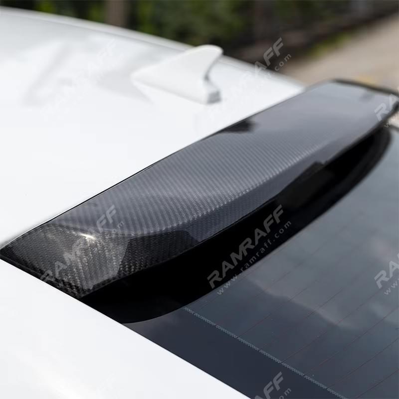 2014-2016 Opel Or Buick Regal GS Carbon Fiber Roof Spoiler Top Wing Rear Bumper Lip Trunk Decoration