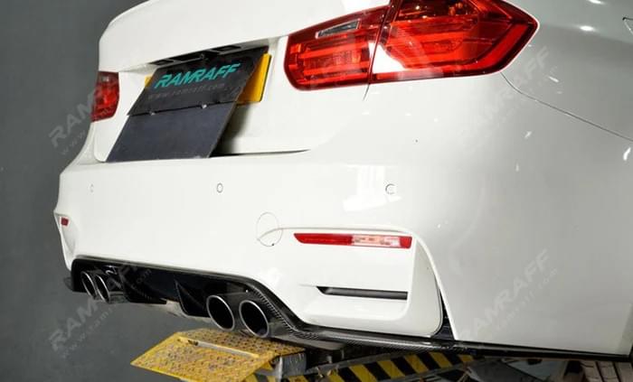 BMW M3/M4 F80/F82 Dry Carbon Fiber 3D Back Lip/Задняя кромка из сухого углеродного волокна 3D для