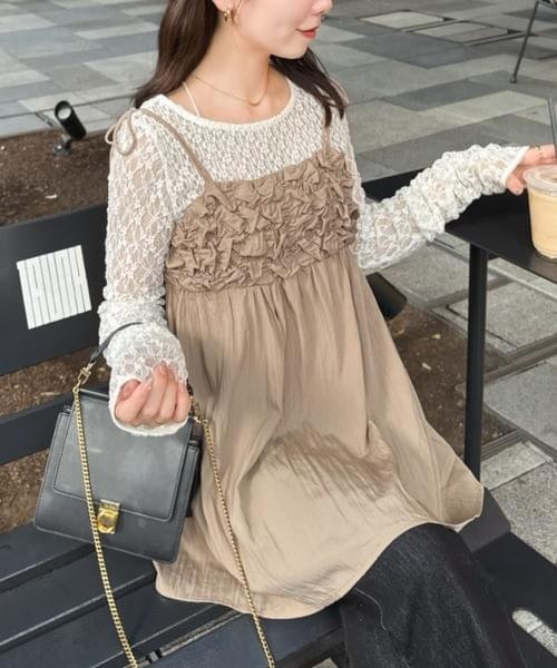 JPAW2501 日牌法式lace top