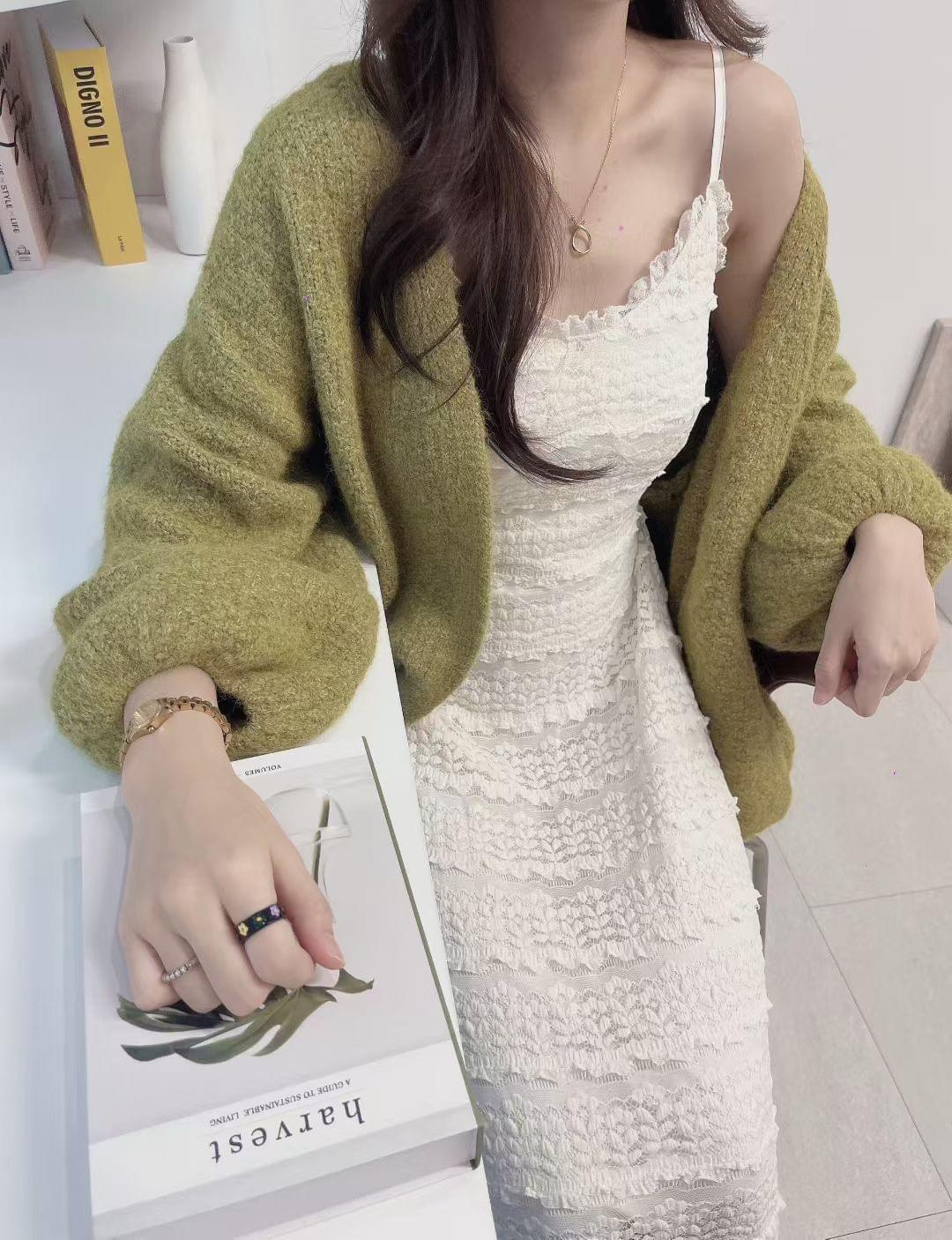 LC2571 層層lace cake 吊帶ops