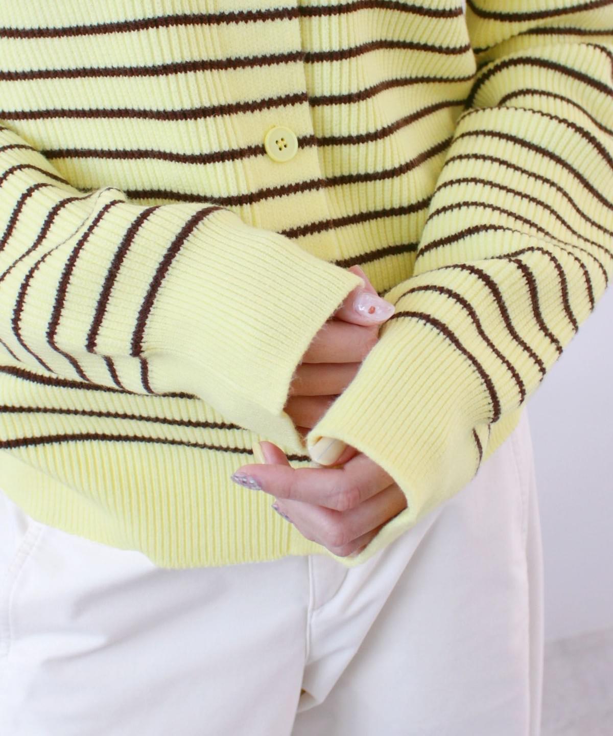 LC26AW04 柔軟翻領針織間紋兩著小外套