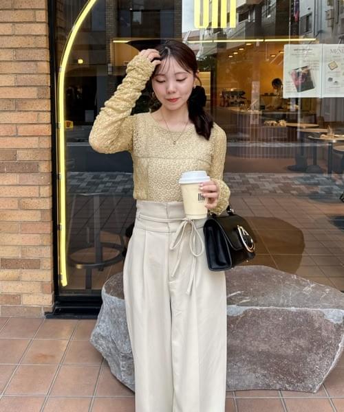 JPAW2501 日牌法式lace top