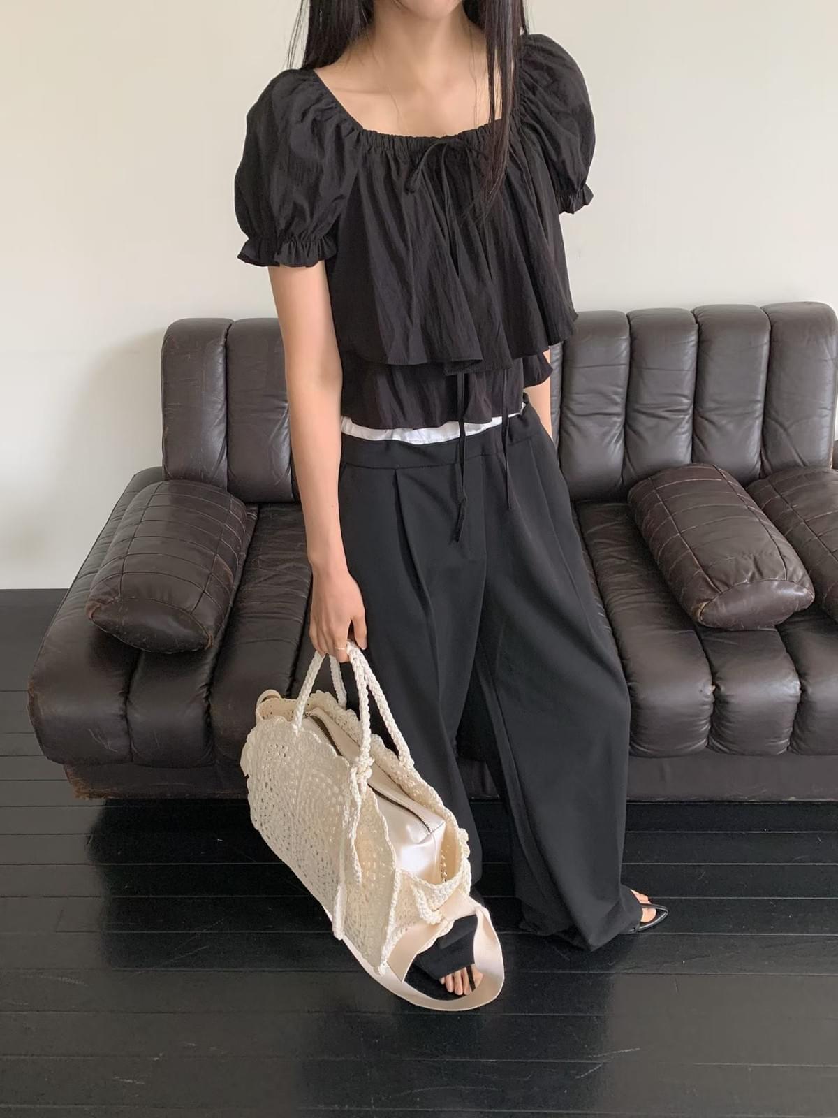 26SSB04 春日織語 法式手工鉤針織包 附內袋