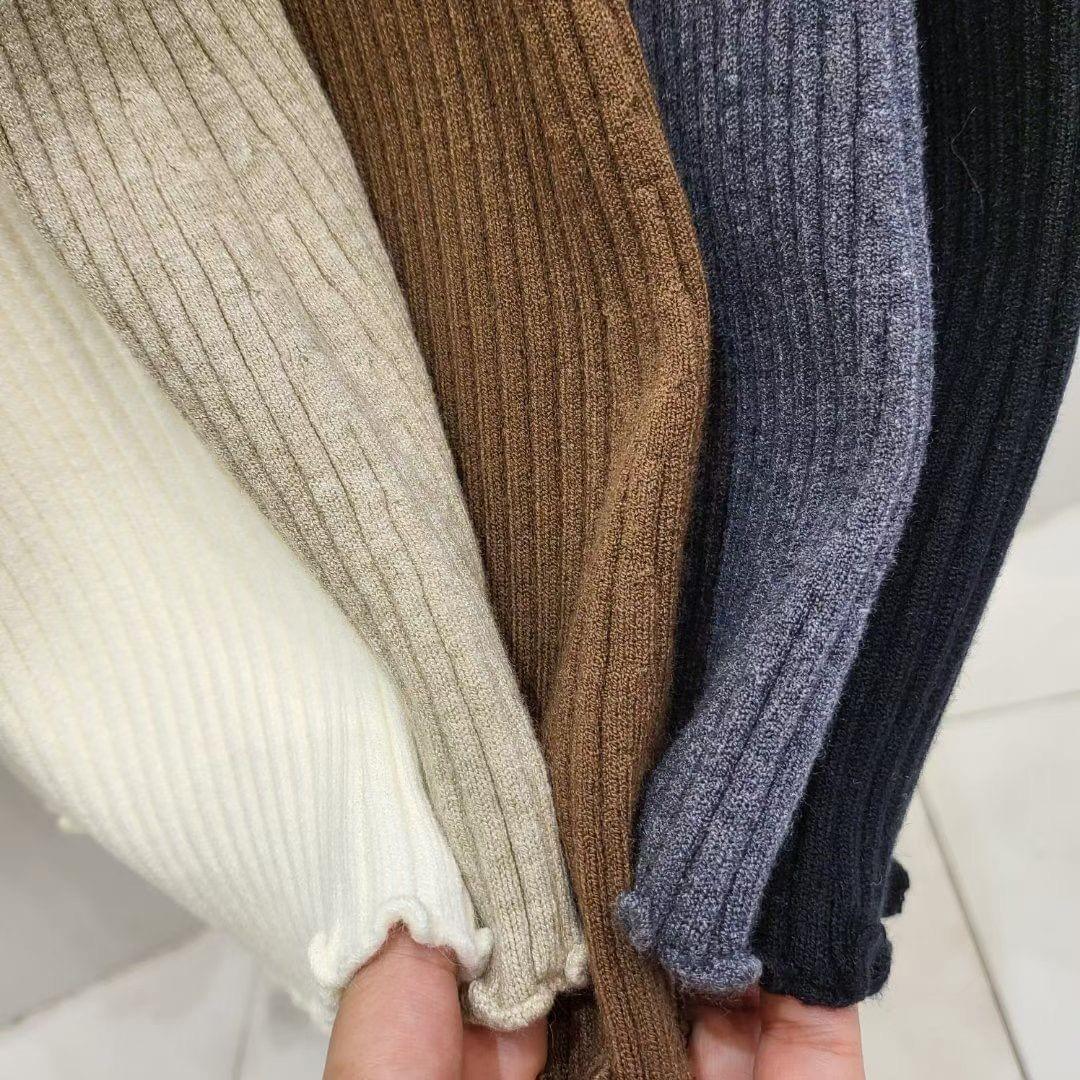 LC26AW23 瘦瘦捲邊喇叭褲