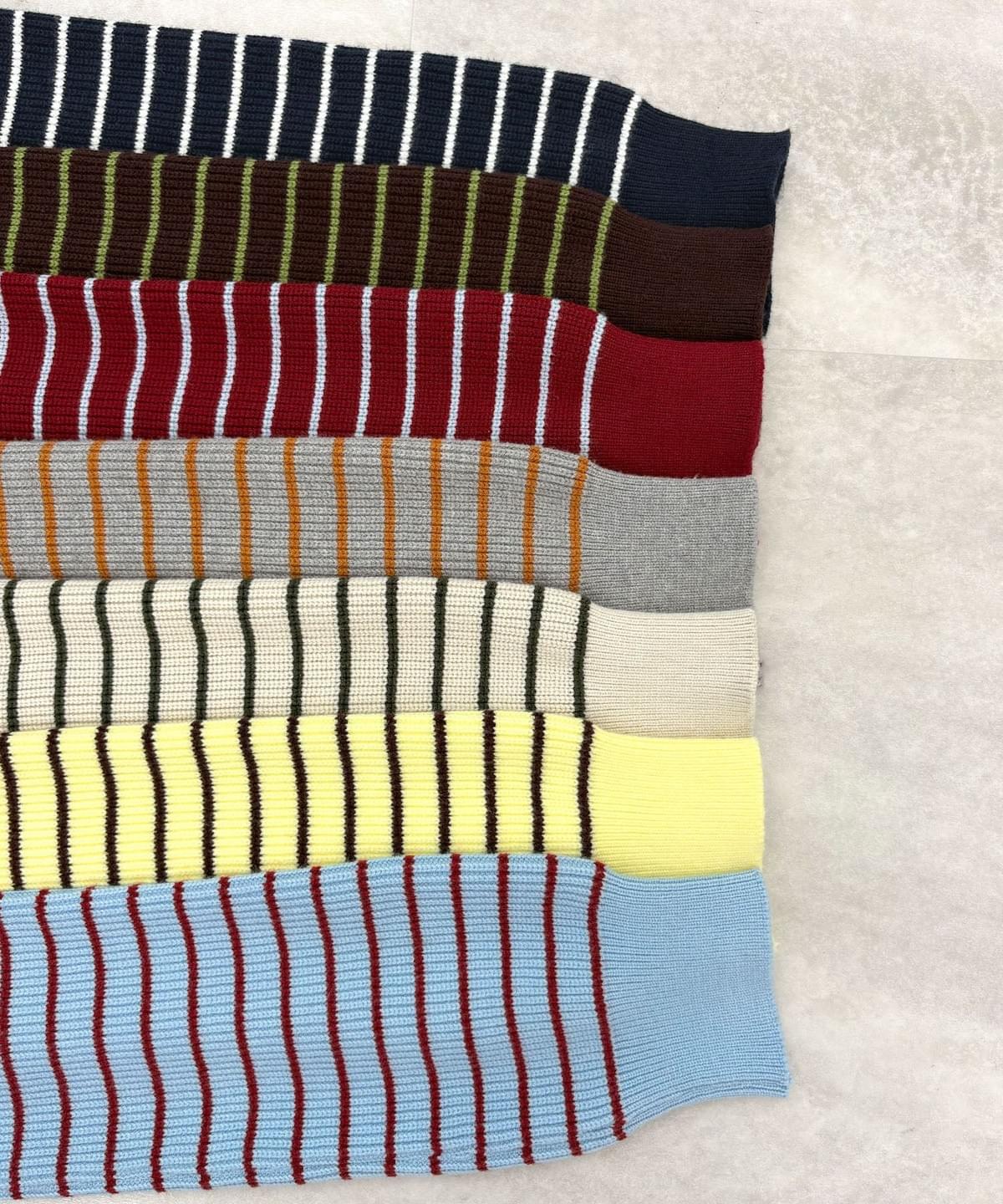 LC26AW04 柔軟翻領針織間紋兩著小外套