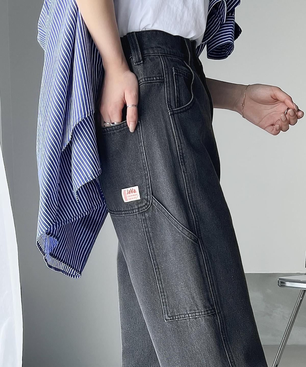 LCSS2626 日牌個性設計寬褲