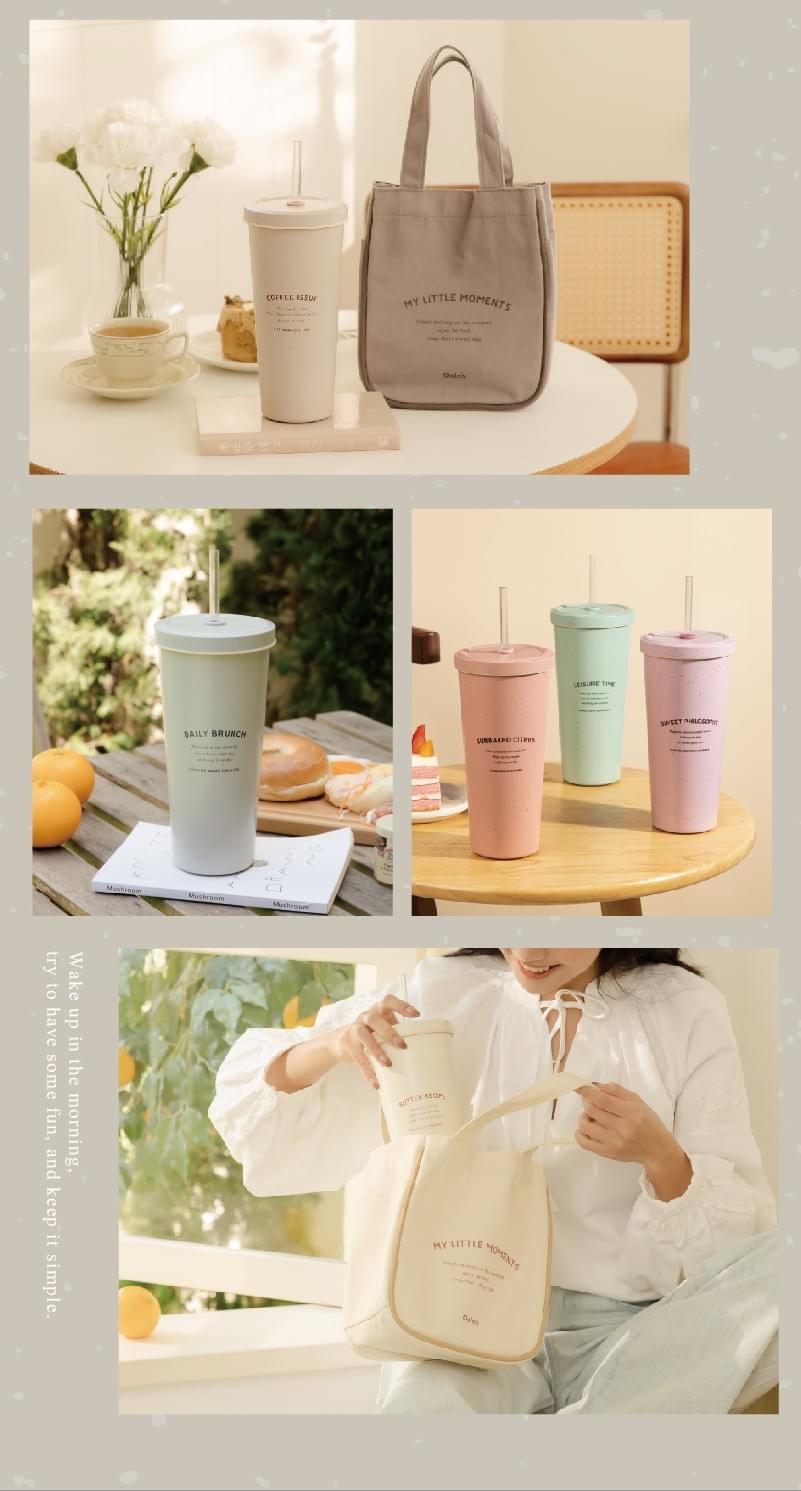 LilyCC x 台灣良杯製所團購 - 小時光陶瓷易潔層吸管杯710ml