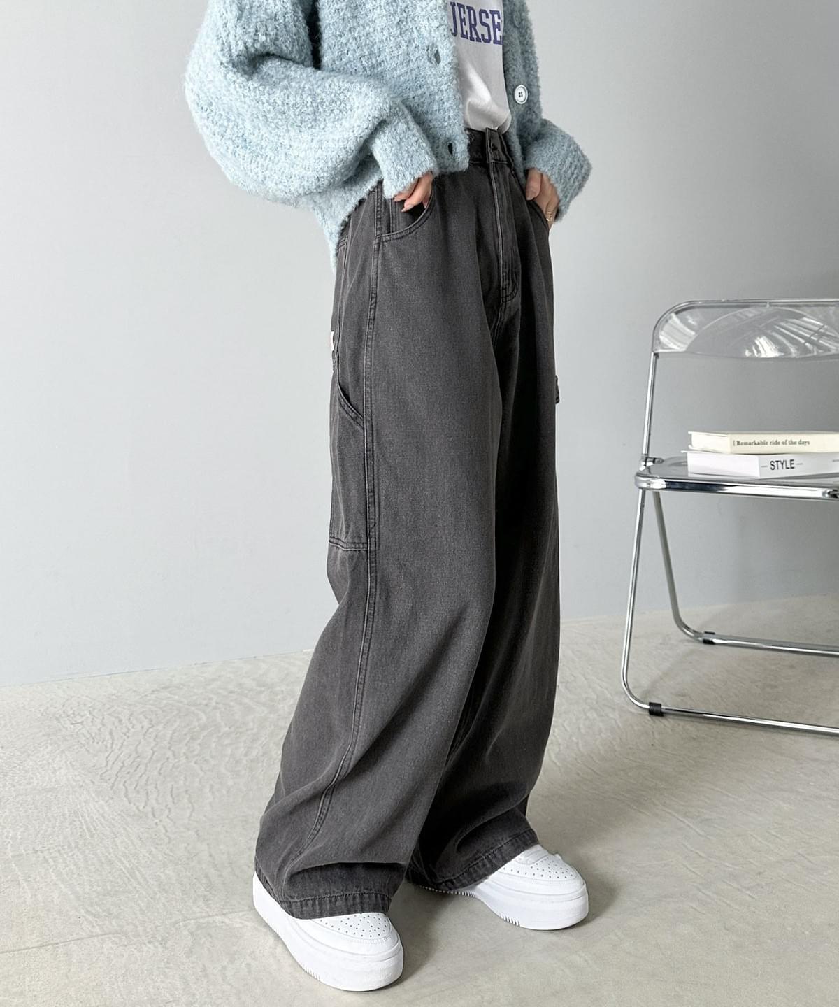 LCSS2626 日牌個性設計寬褲