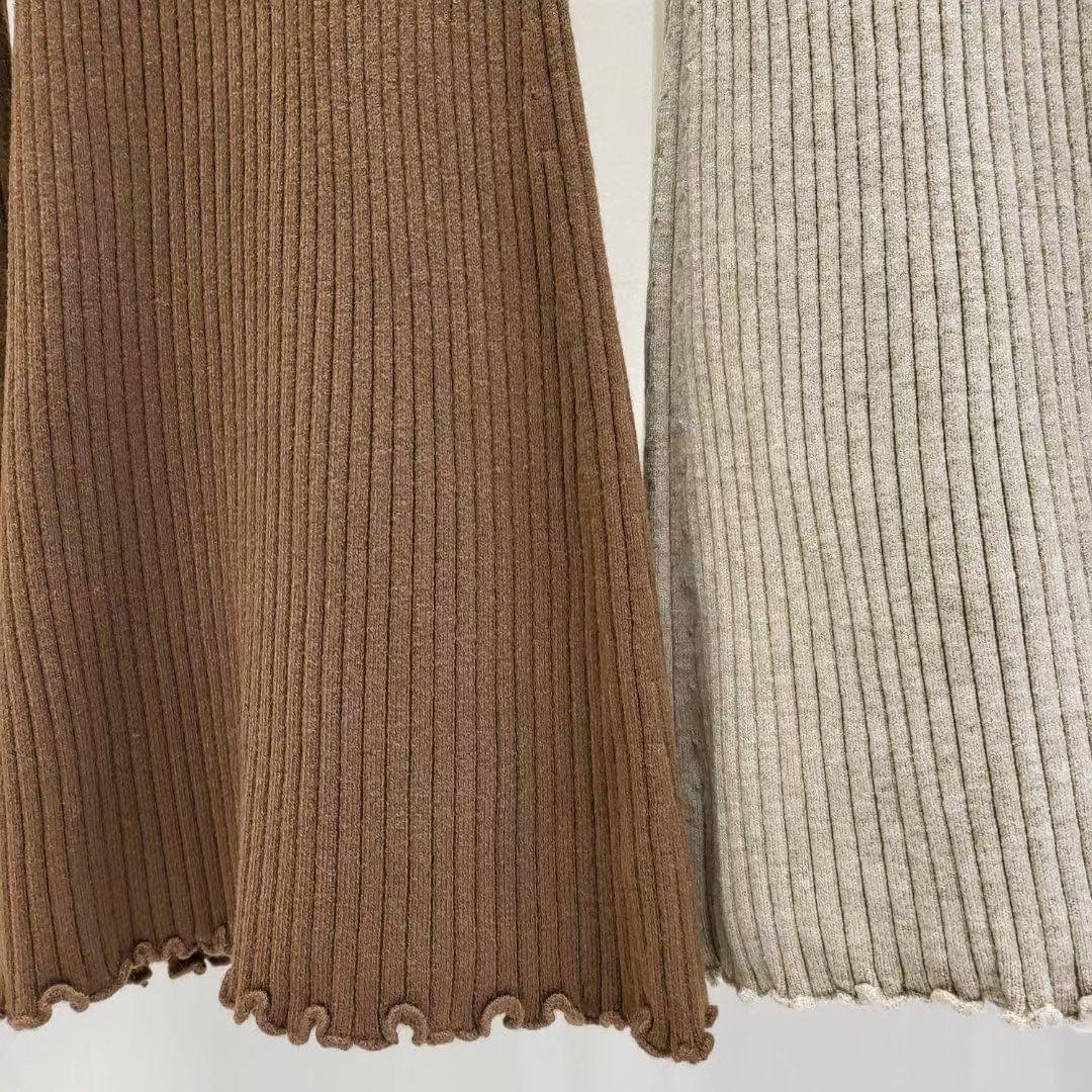 LC26AW23 瘦瘦捲邊喇叭褲