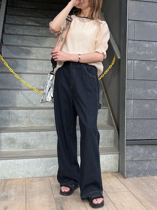 LCSS2626 日牌個性設計寬褲