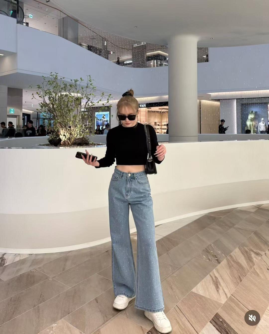 LC26AW21 巨美!施華洛奇石bling bling 牛仔褲