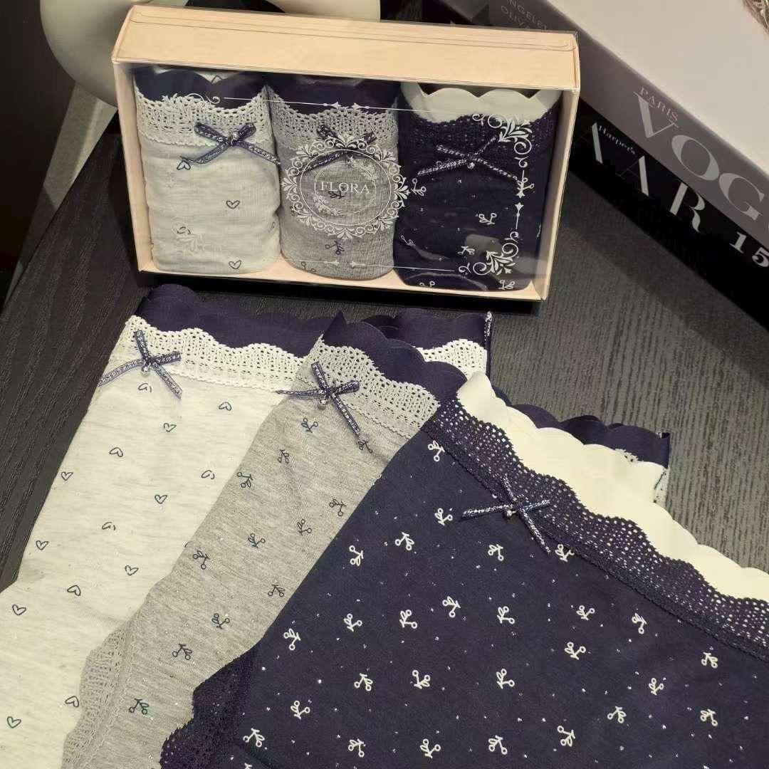 LC26LP03 蝴蝶結波點內褲3件SET