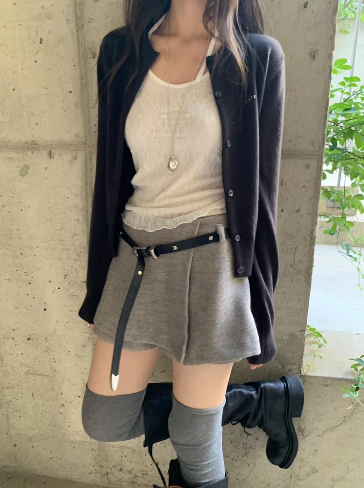 261010 韓國蕾絲圍脖打底上衣