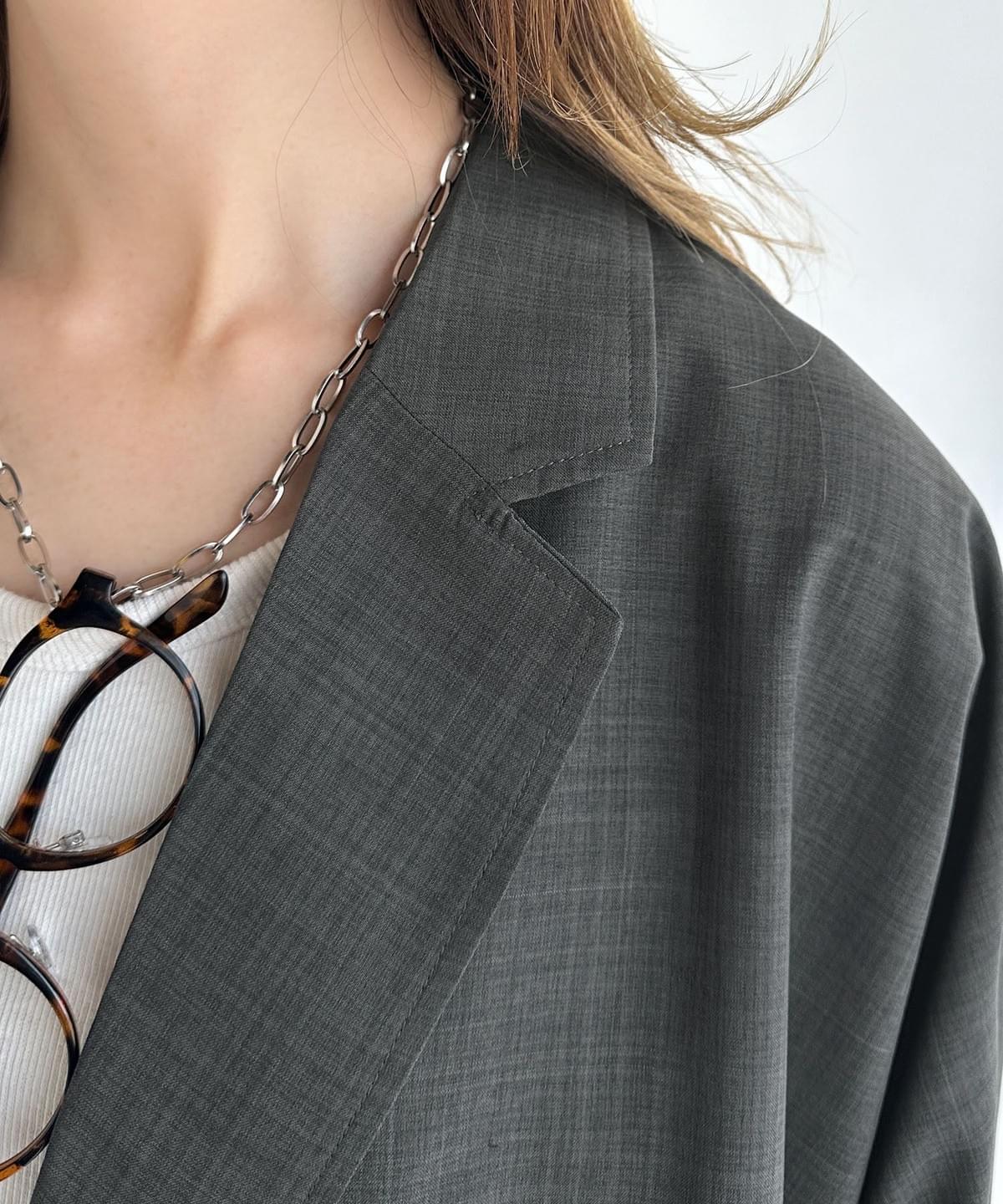 LCSS2630 麻質薄款日常西裝外套