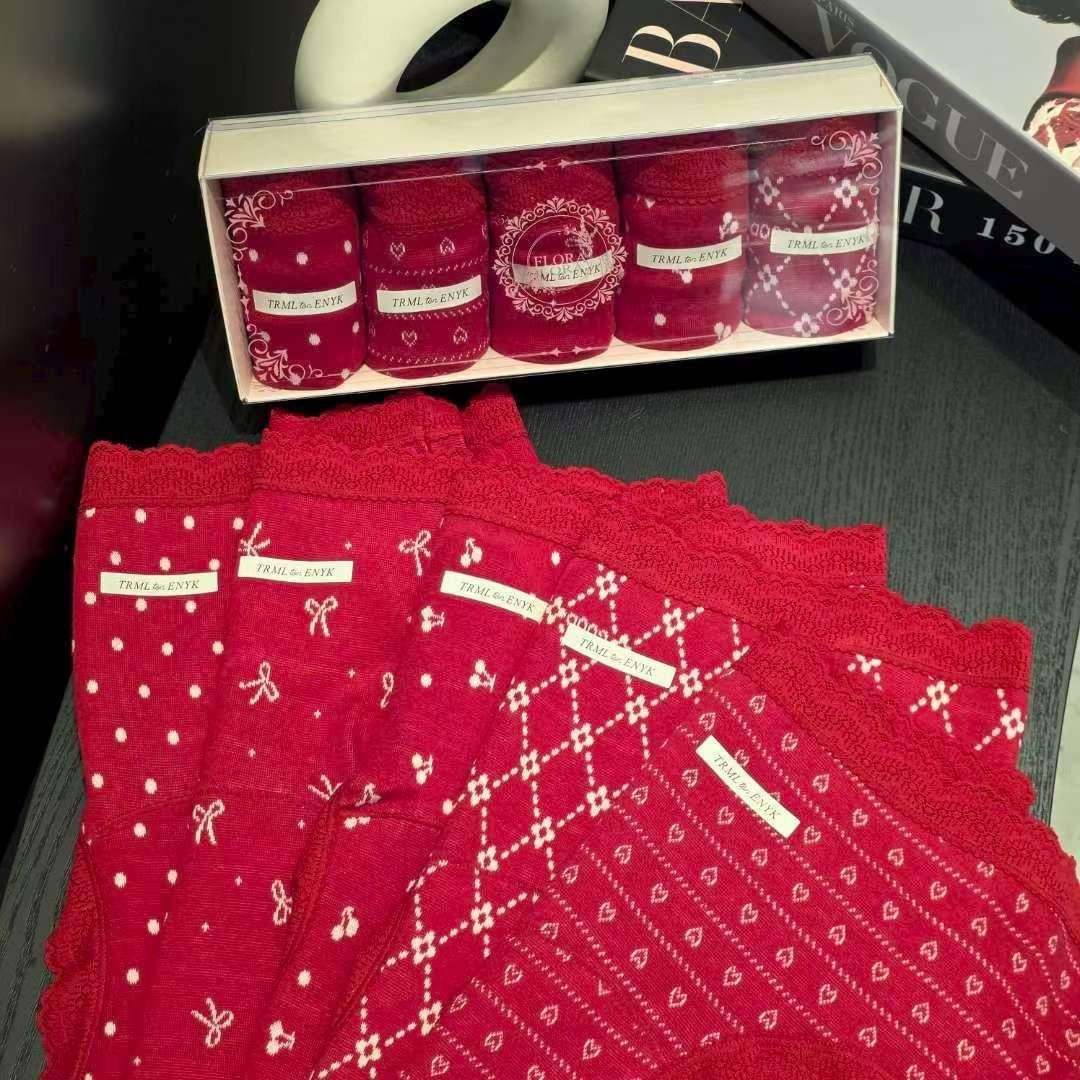 LC26LP07 開運浪漫Pattern內褲5件禮盒