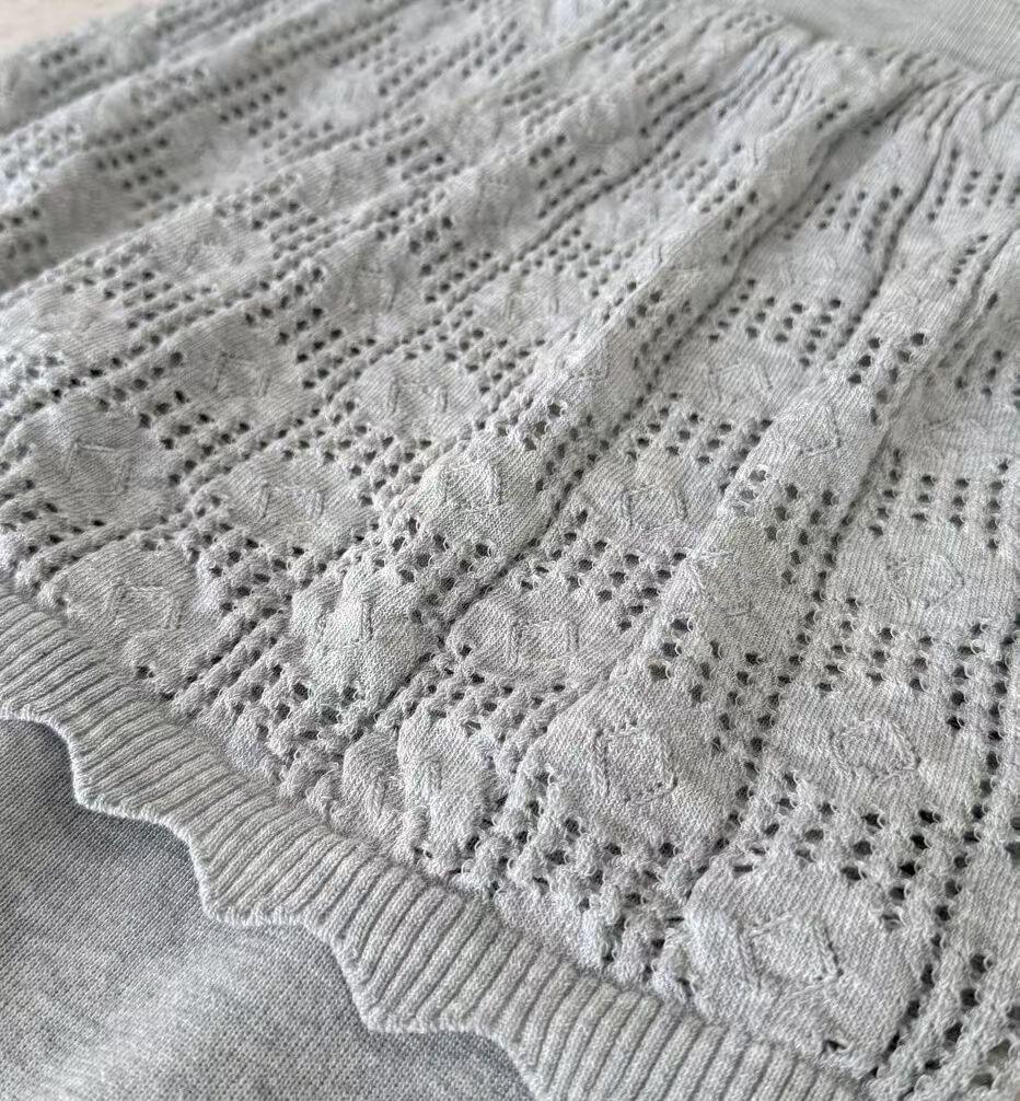 LCSS2625 親膚蕾絲針織高腰套裝