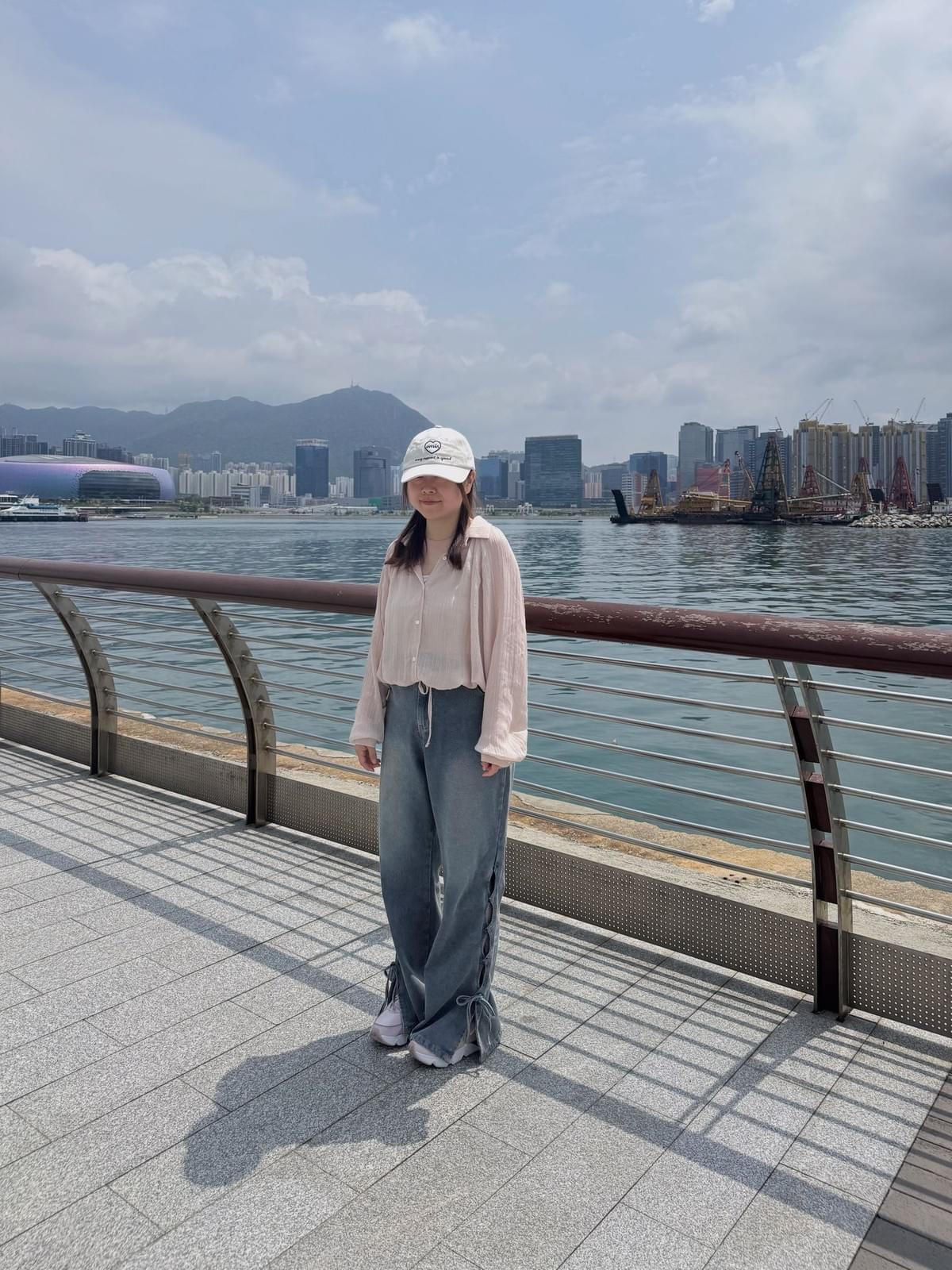 260501 雲朵感霧色抽繩襯衫