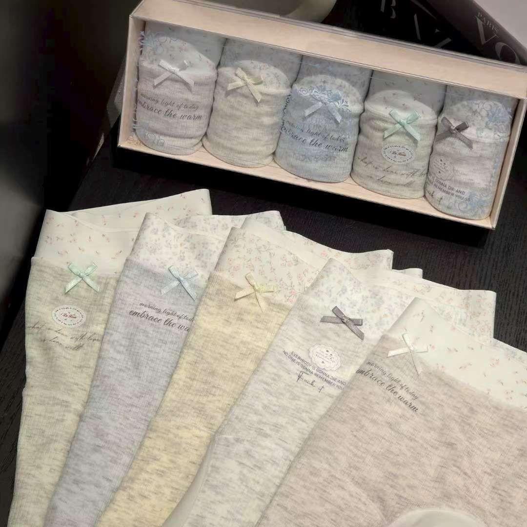 LC26LP09 花卉透氣內褲5件禮盒