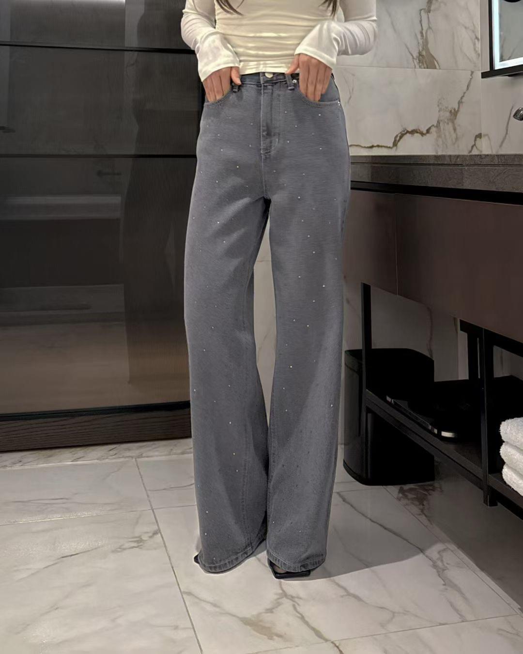 LC26AW21 巨美!施華洛奇石bling bling 牛仔褲