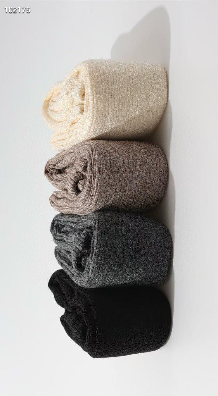 LC26AW30 Cashmere 羊毛直紋襪褲