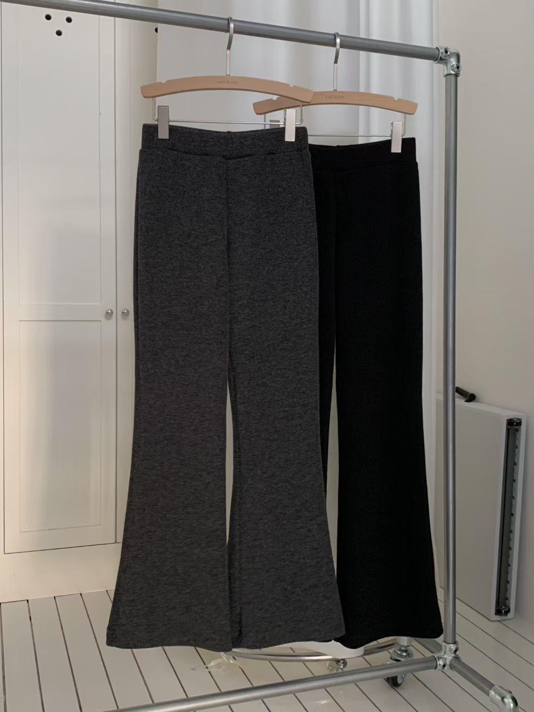 LC26AW27 顯瘦羅紋針織長褲