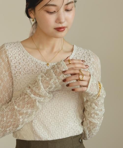 JPAW2501 日牌法式lace top