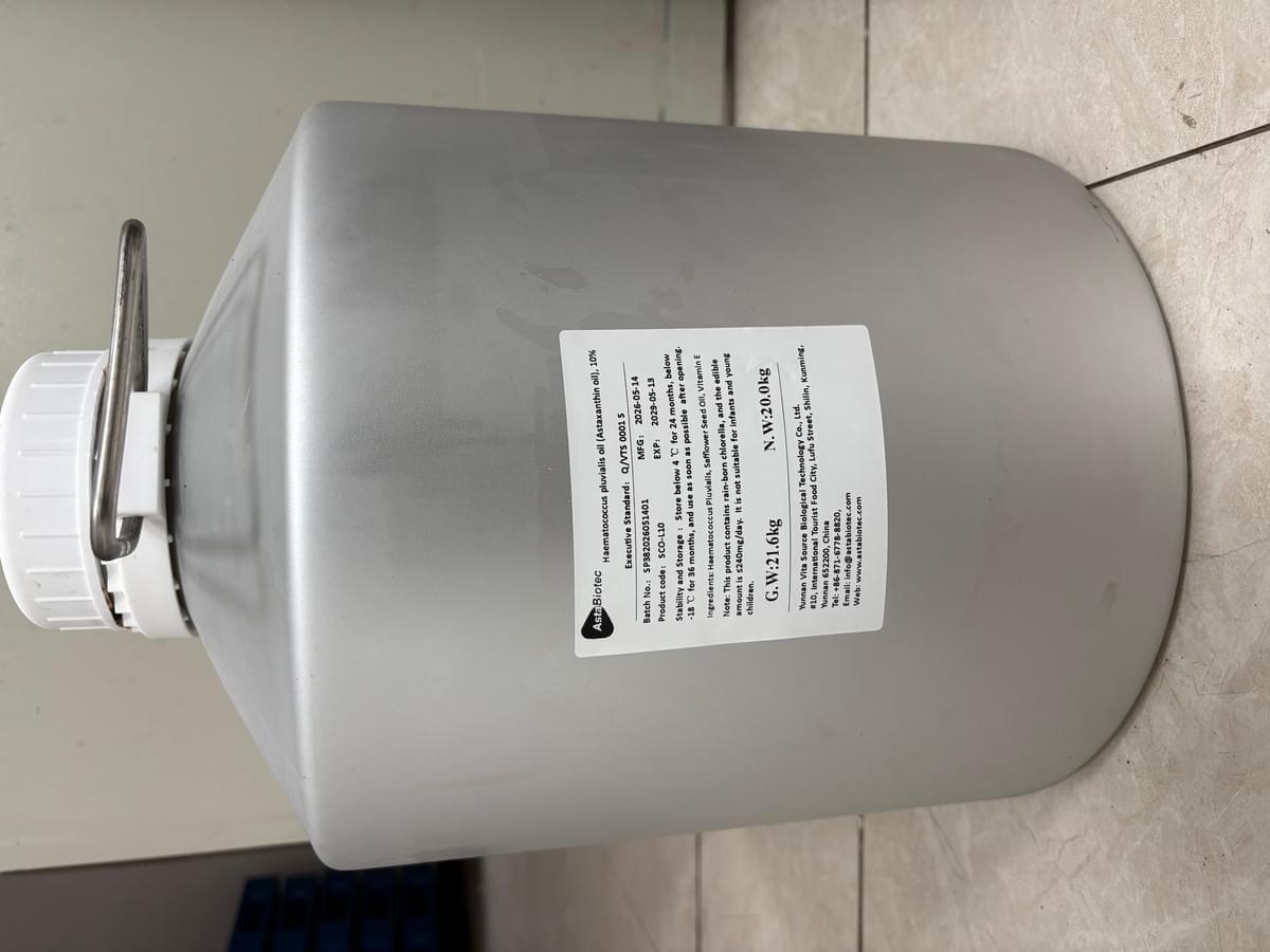 10% Haematococcus Pluvialis Astaxanthin Oil