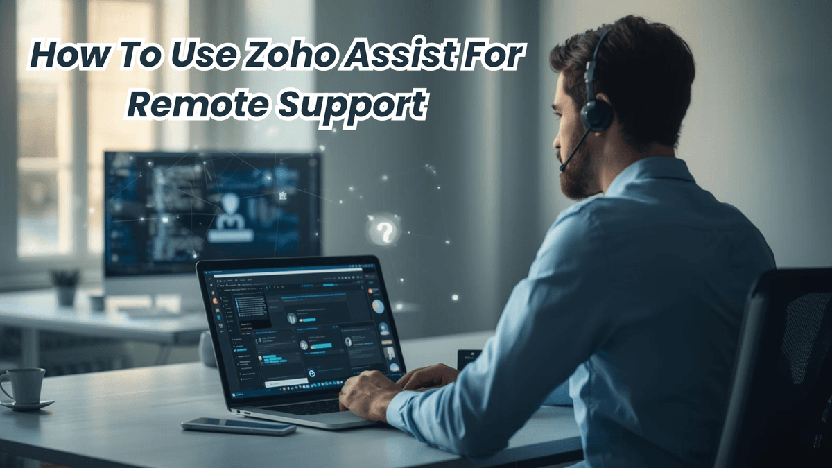 How To Use Zoho Assist for Remote Support - zoho assist