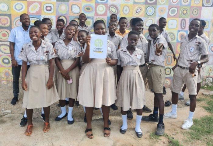 Support Our Mission to Equip Young Minds Empower the Future Our Mission
Digitization creates a lot of chances for jobs in Africa. And to grow and stand on our own feet, we need qualified jobs. But to put this into practice, we need empowered talents with the right skills and the right mindset. We challenge our current educational system and believe we can do more, especially when it comes to IT & Soft Skills.

We cannot afford to lose promising talents on the way or forget them in rural schools. We need to create more chances for all students in Junior and Senior High School because early education is key. We think that we all have the responsibility to empower the future generation of Africa with basic, vital skills – and beyond!

The Grow Ghana initiative supports young students in the school with hands-on training in digital & soft skills that really matter – as early as possible. The pro-bono trainings are financed by partner start-ups, global volunteers, and donations.
