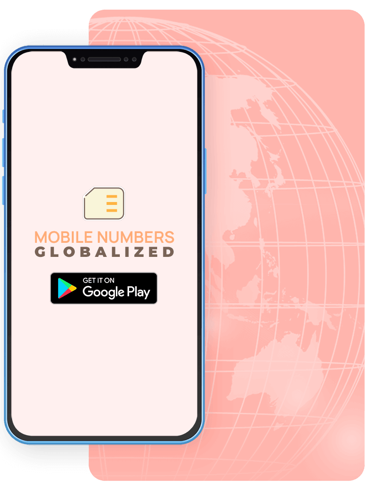 We have mobile numbers from a large number of countries, no SIM card at the airport, no more missing Verification codes or paying roaming fees.