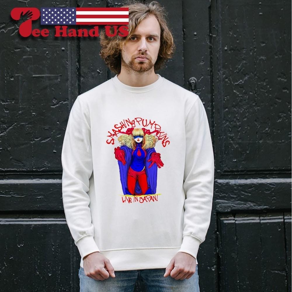 The Smashing Pumpkins Tシャツ LIVE IN JAPAN Smashing pumpkins live in Japan shirt, hoodie, sweatshirt
