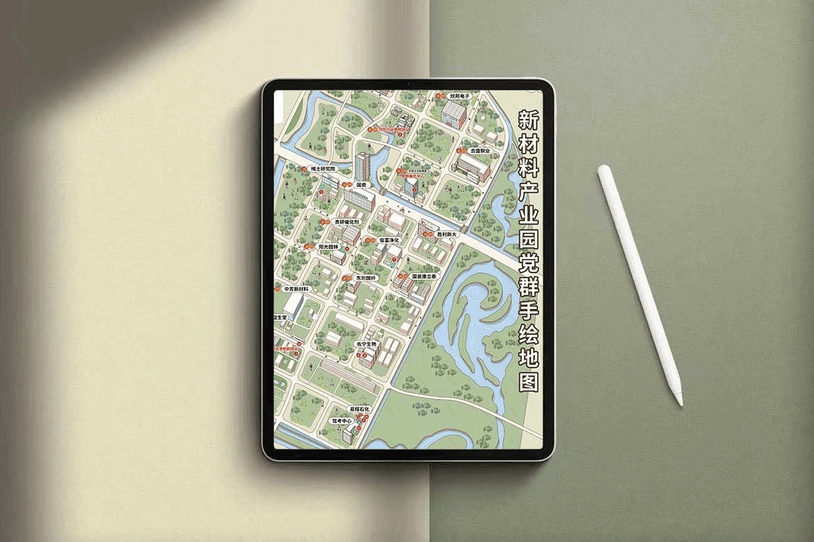Industrial Park Zone Map of Shandong