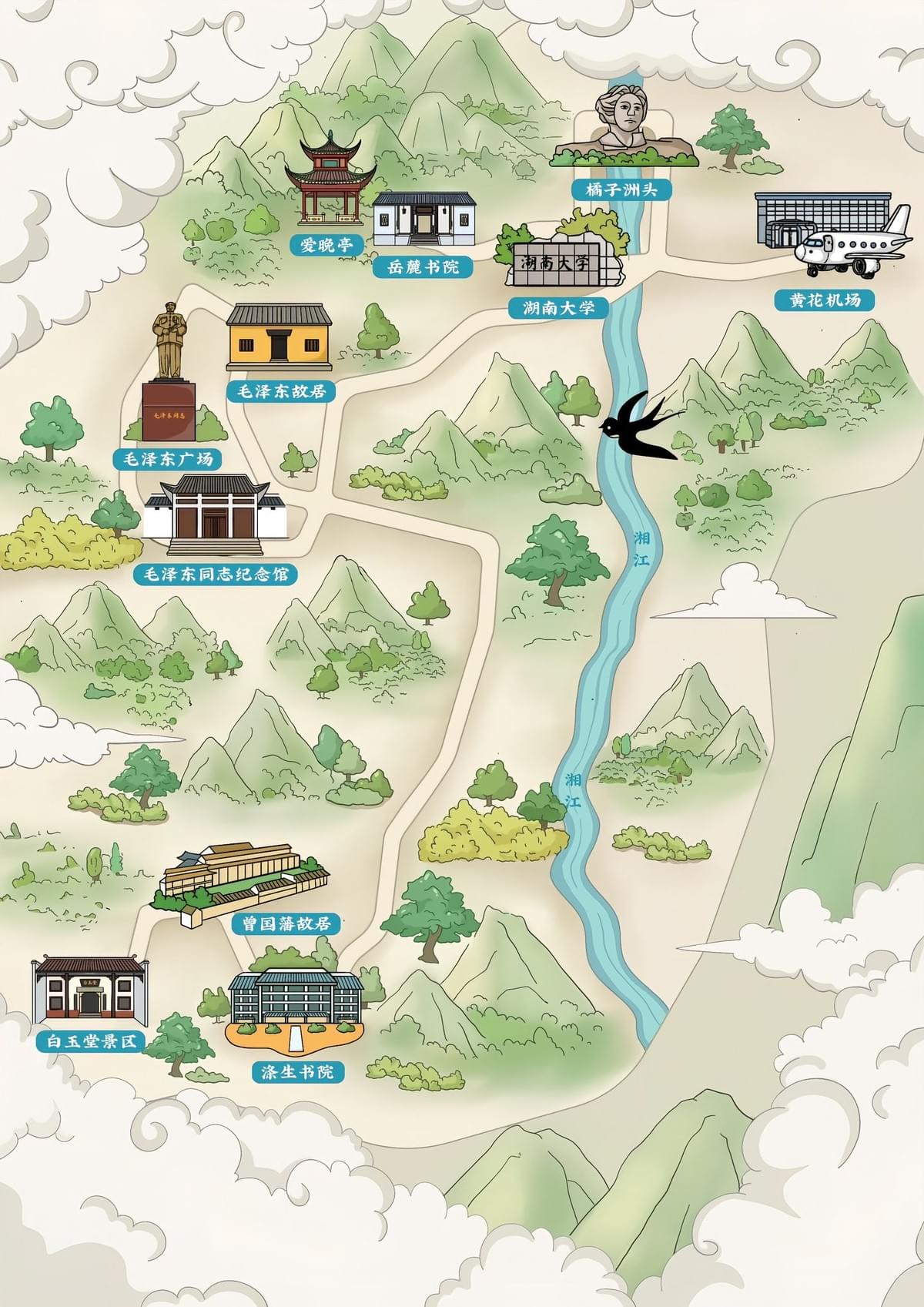 How to Create a Hand-Drawn Map for a Study Tour in Hunan | Helpful Tips