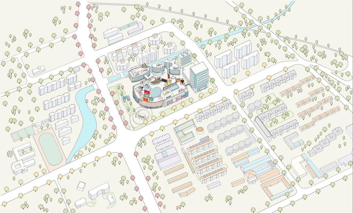 Outlet Mall Hand-drawn Map: Creation Process