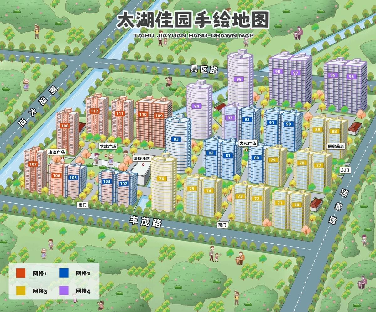 Taihu Jiayuan Community Map