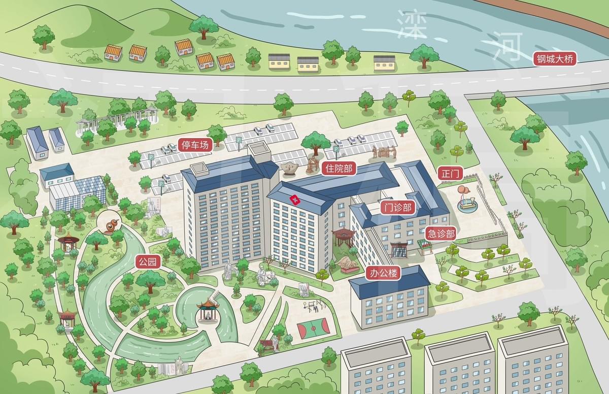 Creating Hospital Hand-Drawn Map Guide