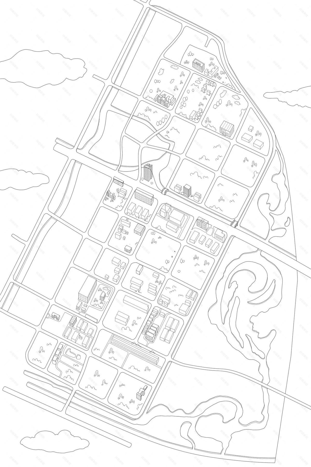 Industrial Park Zone Map of Shandong