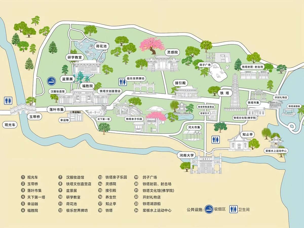 Kaifeng Iron Tower Scenic Area - Visitor Guide