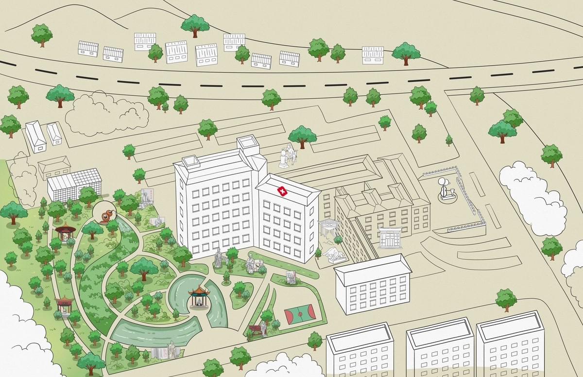 Creating Hospital Hand-Drawn Map Guide