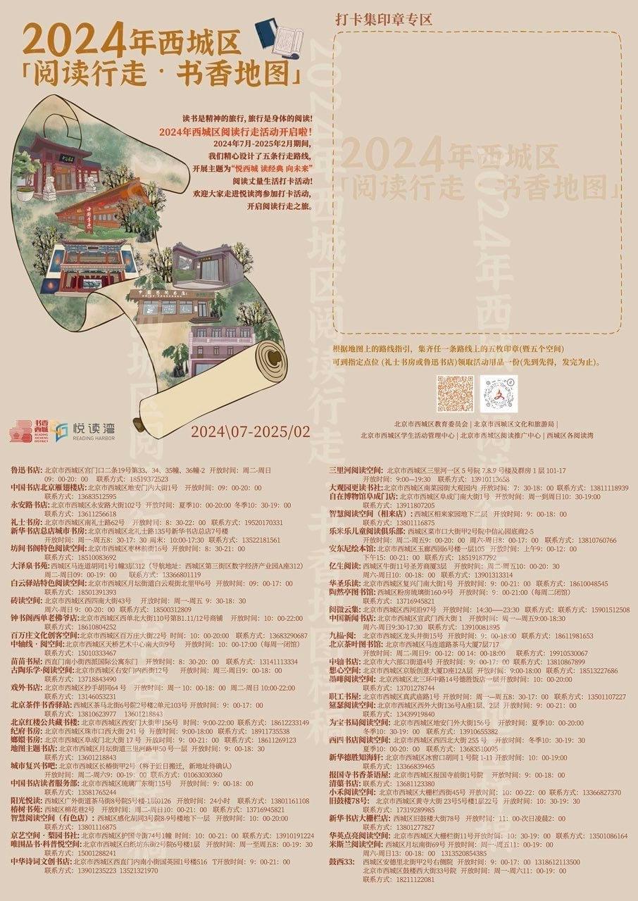 Beijing Reading Check-in: A Handmade Map Journey