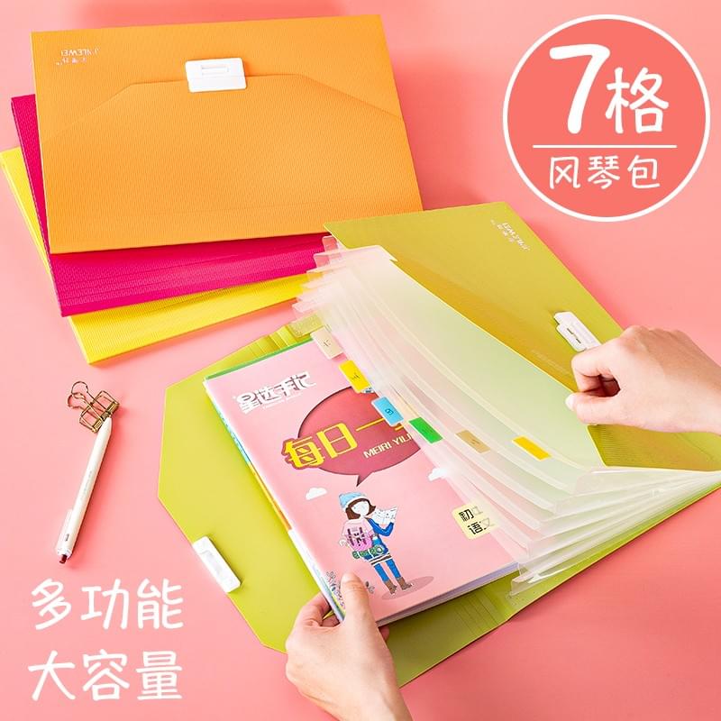 A4 Size 7-Pocket Accordion Folder/F-115A