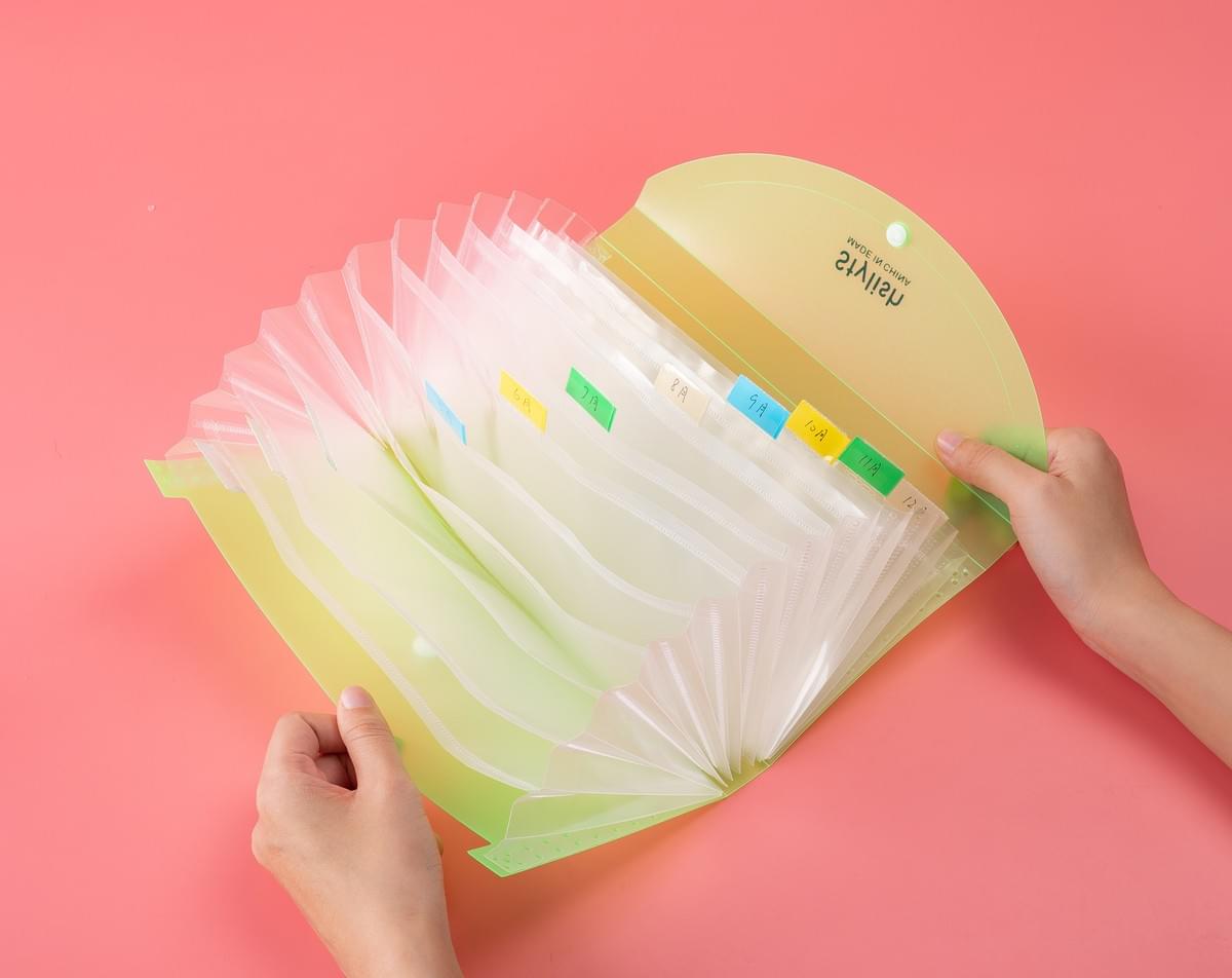 B5 Size 13-Pocket Accordion Folder/HJ-4212A