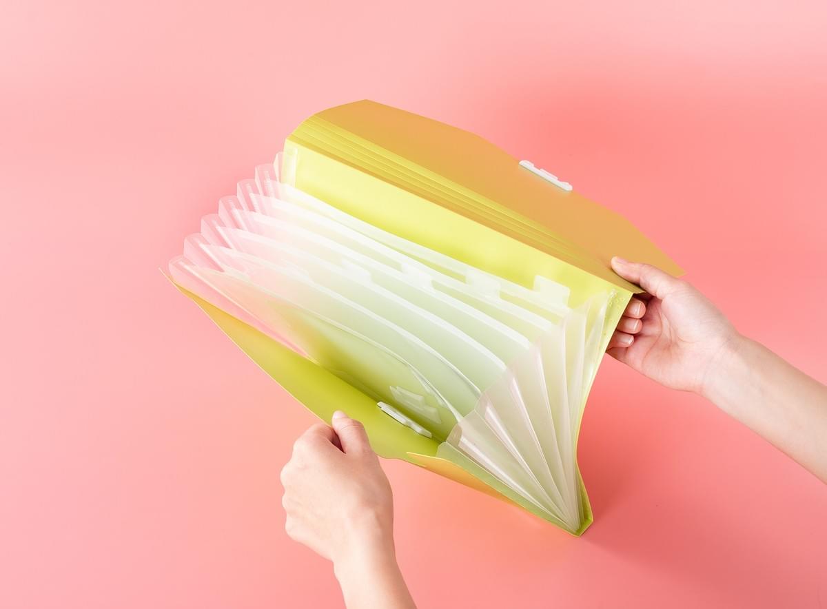 A4 Size 7-Pocket Accordion Folder/F-115A